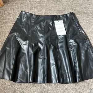Zara pleather skirt